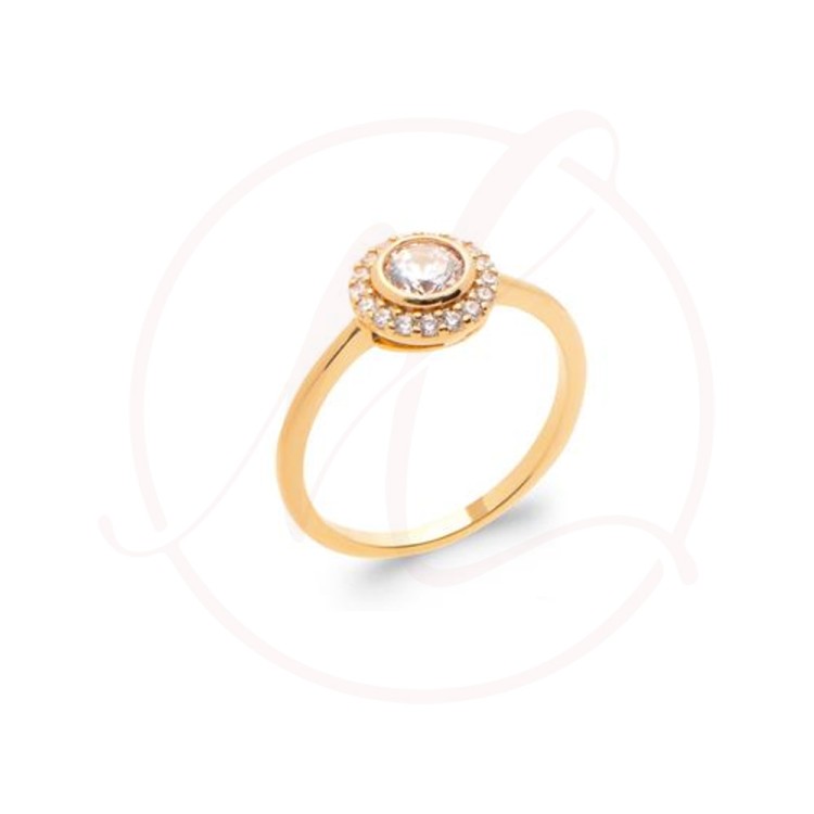 Bague plaquée or Bague plaquée or