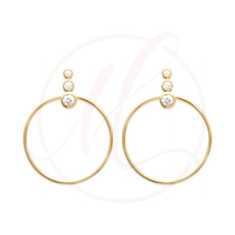 Boucles d'oreille plaquées or Boucles d'oreille plaquées or