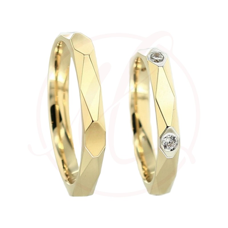 Alliance en or jaune 18 carats Alliance en or jaune 18 carats